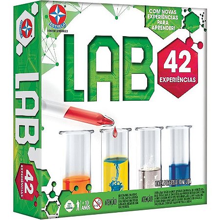 Jogo Diverso Lab 42 - Kit De Experimentos Científicos