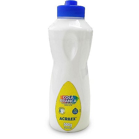 Cola Escolar Branca 500g - Pacote Com 04