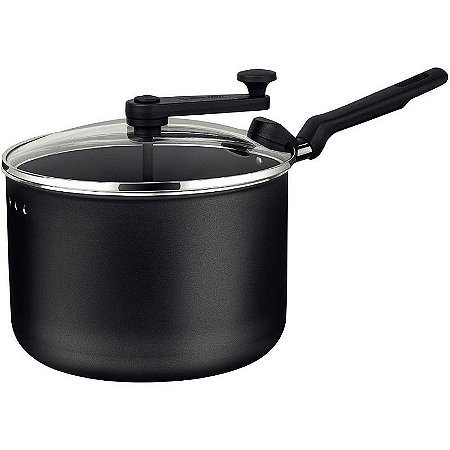 Panela Pipoqueira Tramontina Loreto Preto 3,5l Antiaderente