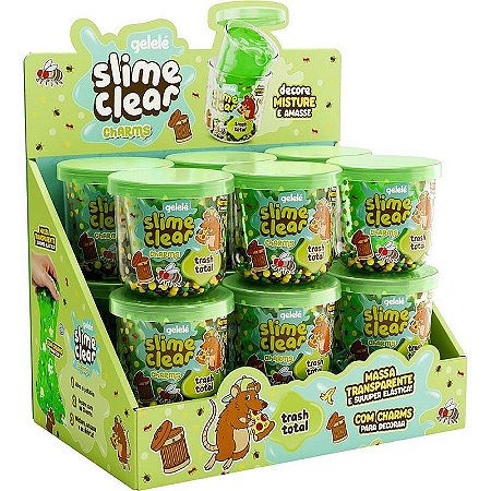 Slime Clear Charm Trash Total Dp.c/12