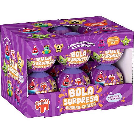 Slime Bola Surpresa Monstrinhos (s) Dp.c/12