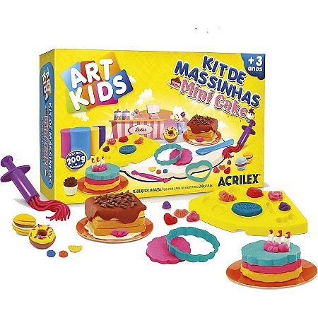 Massa Para Modelar Criativa Art Kids Mini Cake 200g