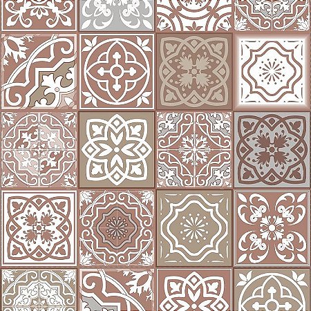 Toalha Térmica Azulejo Marrom 1,40 X 30m. Rolo