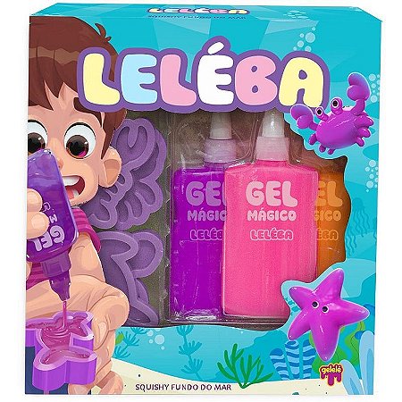 Slime Leleba Gel Mágico 3 Cores