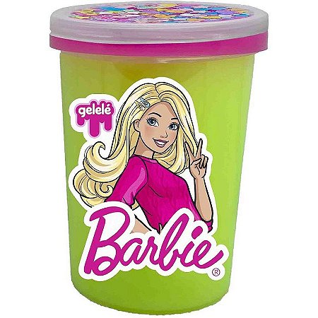Slime Barbie Gelelé 180g Com Charms E Aromas Sortidos Display Com 24 Unidades