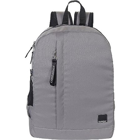 Mochila Container Colors G Cinza - Espaço E Conforto Para O Seu Dia A Dia
