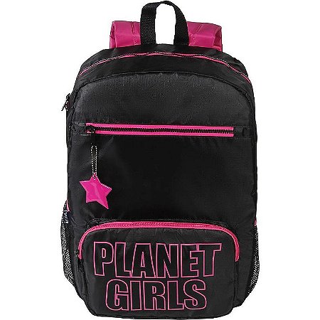 Mochila Planet Girls G Preto/pink