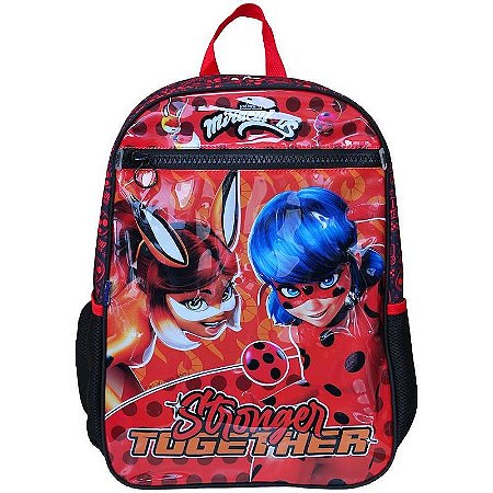 Mochila Infantil Miraculous Easy G Vermelha