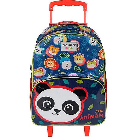 Mochila Infantil Com Rodinha Container Kids Animals G