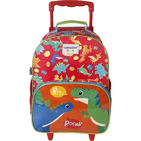 Mochila Infantil Com Rodinha Container Kids Dinos G Vm
