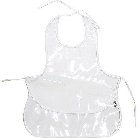 Avental Escolar Cristal Liso - Pacote Com 6 Unidades
