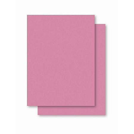 Papel Cartolina Rosa Escolar 50x66cm - 140g, Pacote Com 100 Folhas