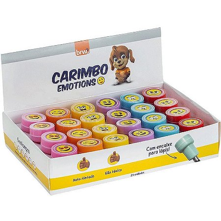 Carimbo Pedagógico Emotions 6 Modelos Sortidos