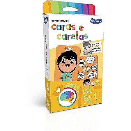 Jogo Educativo Cartas Geniais Caras E Caretas