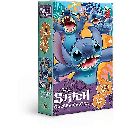 Quebra-cabeça Cartonado Stitch 200 Peças