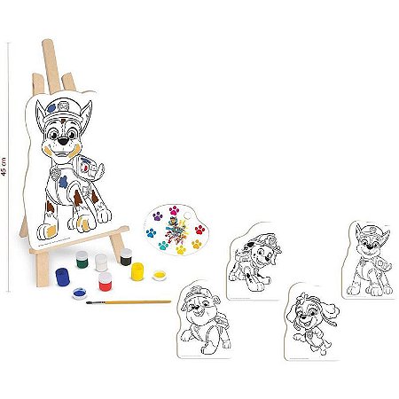 Brinquedo Para Colorir Patrulha Canina Kit De Pintura