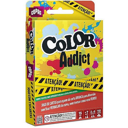 Jogo De Cartas Color Addict - Cartucho