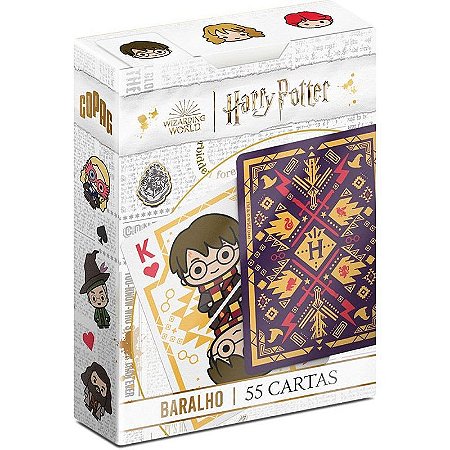 Baralho Harry Potter Edição Especial 55 Cartas Poker Size