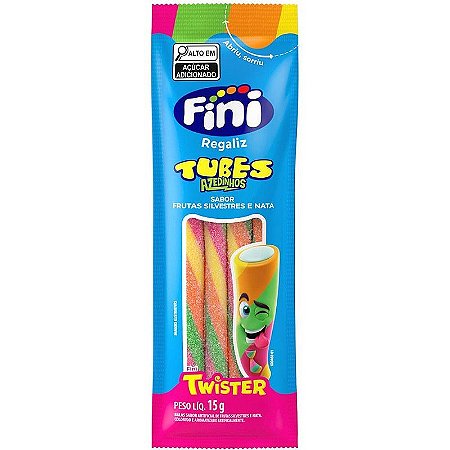 Doce Tubes Twister Citrico 15g. Dp.c/12