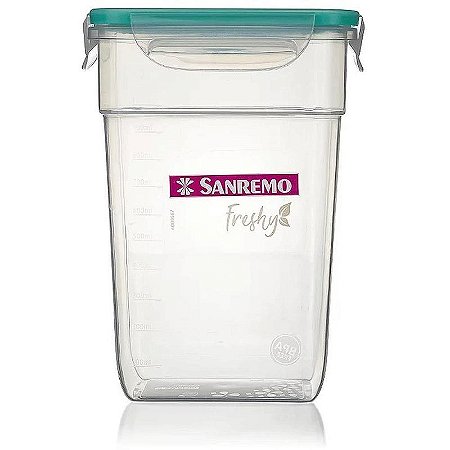 Pote Plástico Com Travas Freshy 1,4l - Sanremo