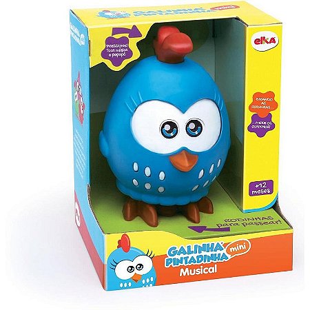 Boneco E Personagem Galinha Pintadinha Músical 20cm