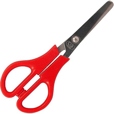 Tesoura Escolar Sem Ponta Importada 13cm Ks-125 - Caixa Com 20 Unidades