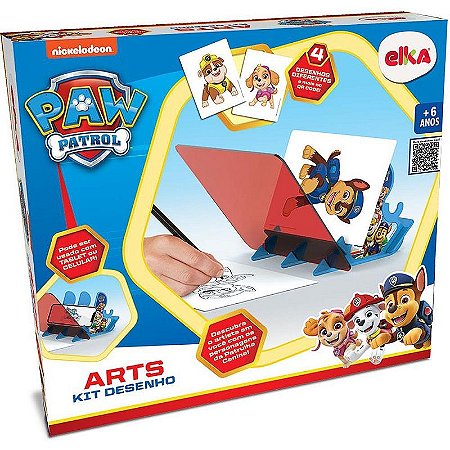 Jogo Diverso Patrulha Canina Arts Kit Desenho