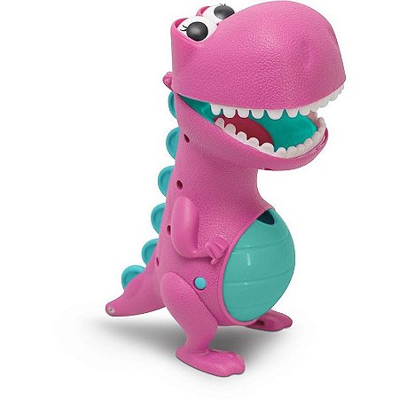 Brinquedo Para Bebê Tina Rex Papa Tudo Com Acessórios De Alimentação