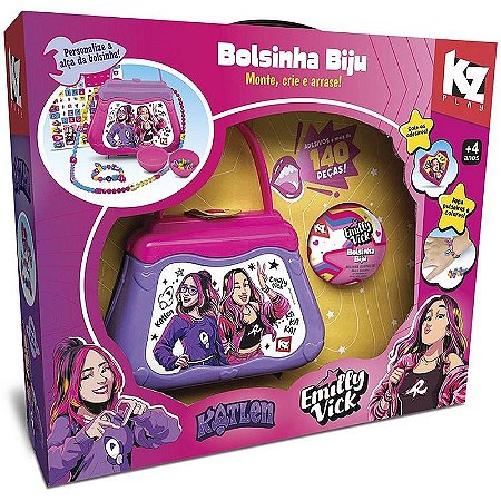 Bolsinha Bijuteria Com Miçangas Emilly Vick E Katlen 140 Peças