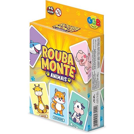 Jogo De Cartas Rouba Monte Animais