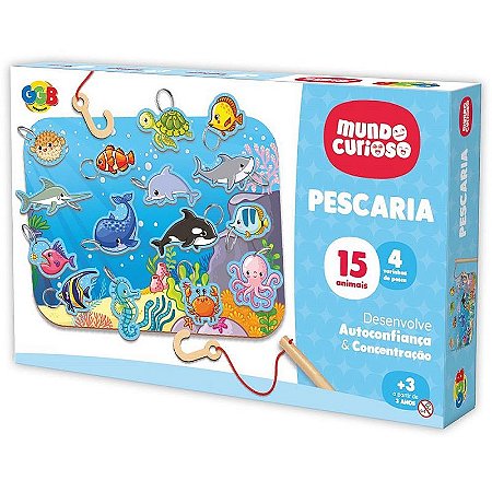 Jogo Diverso Pescaria 19 Peças
