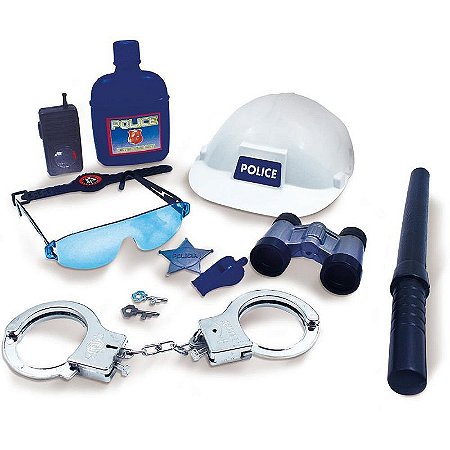 Brincando De Profissões Police Detective Set - 12 Peças