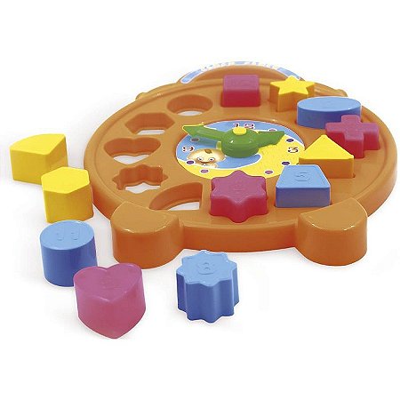 Brinquedo Para Bebe Relogio Clock Clock 12 Pecas