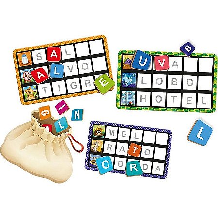 Jogo De Bingo Super Bingo Letras E Palavras