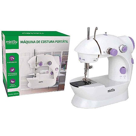 Máquina De Costura Portatil Mini C/pedal 110v/220