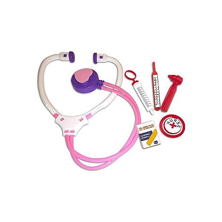 Brincando De Profissões - Maleta Doutora Rosa Com 6 Peças