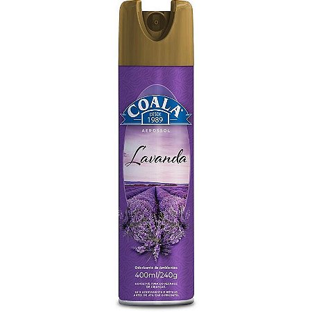Odorizador De Ambiente Coala Lavanda 400ml/240g Aerossol