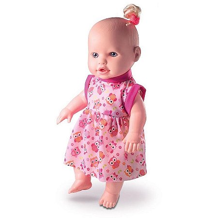 Boneca Com Mecanismo Sapekinha Primeiros Sons