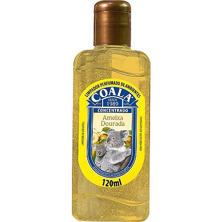 Limpador Perfumado Coala Ameixa Dourada 120ml Pacote Com 3 Unidades