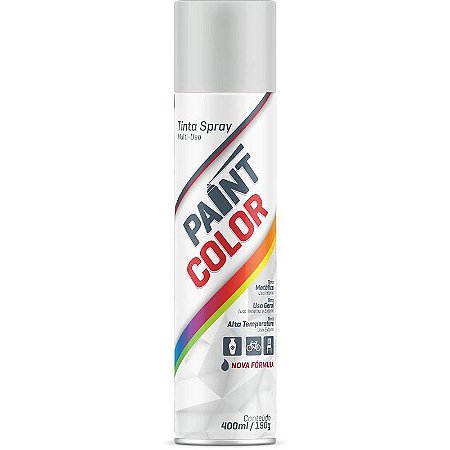 Spray Paintcolor 400ml Branco Fosco - Alta Cobertura E Secagem Rápida