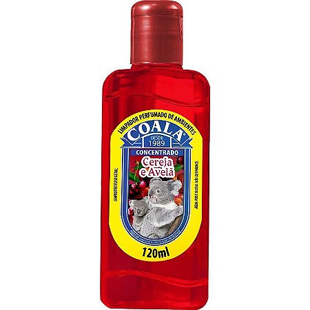 Limpador Perfumado Coala Cereja E ávela 120ml Pacote Com 03