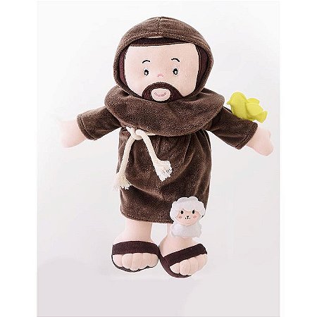 Boneco De Pelúcia Religioso São Francisco 32cm