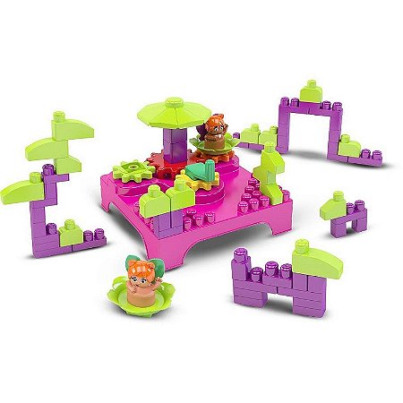 Brinquedo Para Montar Parque Encantado Blocolândia 60 Peças