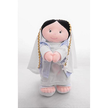 Pelúcia Boneca Religiosa Maria 32cm
