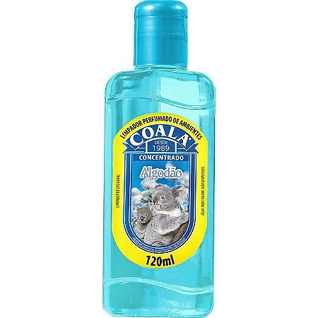 Limpador Perfumado Coala Algodão 120ml Pacote Com 03