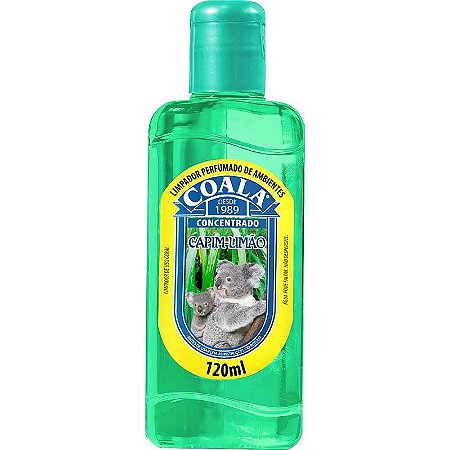 Limpador Perfumado Coala Capim Limão 120ml Pacote Com 03