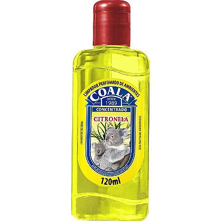 Limpador Perfumado Coala Citronela 120ml Pacote Com 03