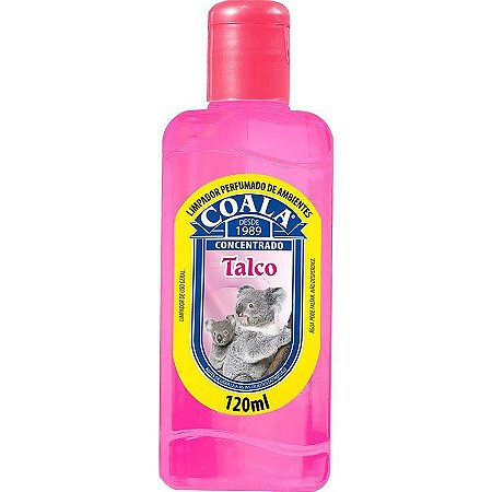 Limpador Perfumado Coala Talco 120ml - Pacote Com 3 Unidades