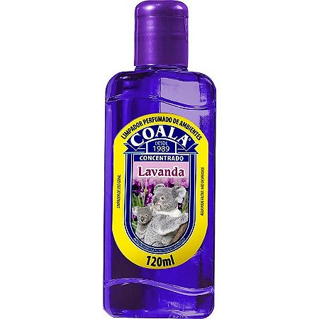 Limpador Perfumado Coala Lavanda 120ml – Pacote Com 3 Unidades