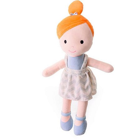 Pelucia Boneca Mari Ruiva 35cm